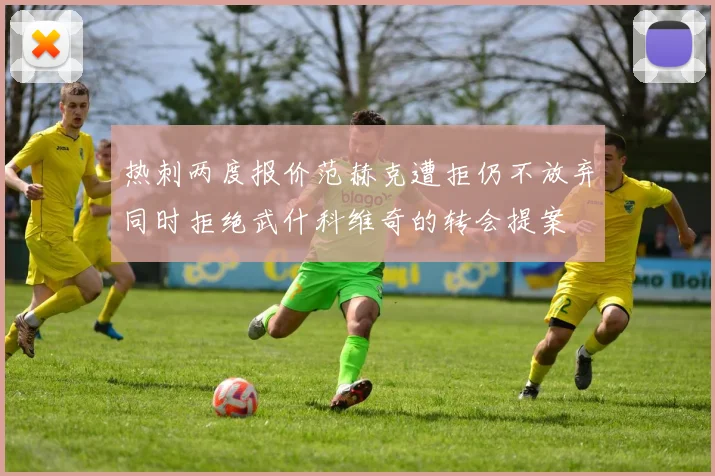 热刺两度报价范赫克遭拒仍不放弃同时拒绝武什科维奇的转会提案
